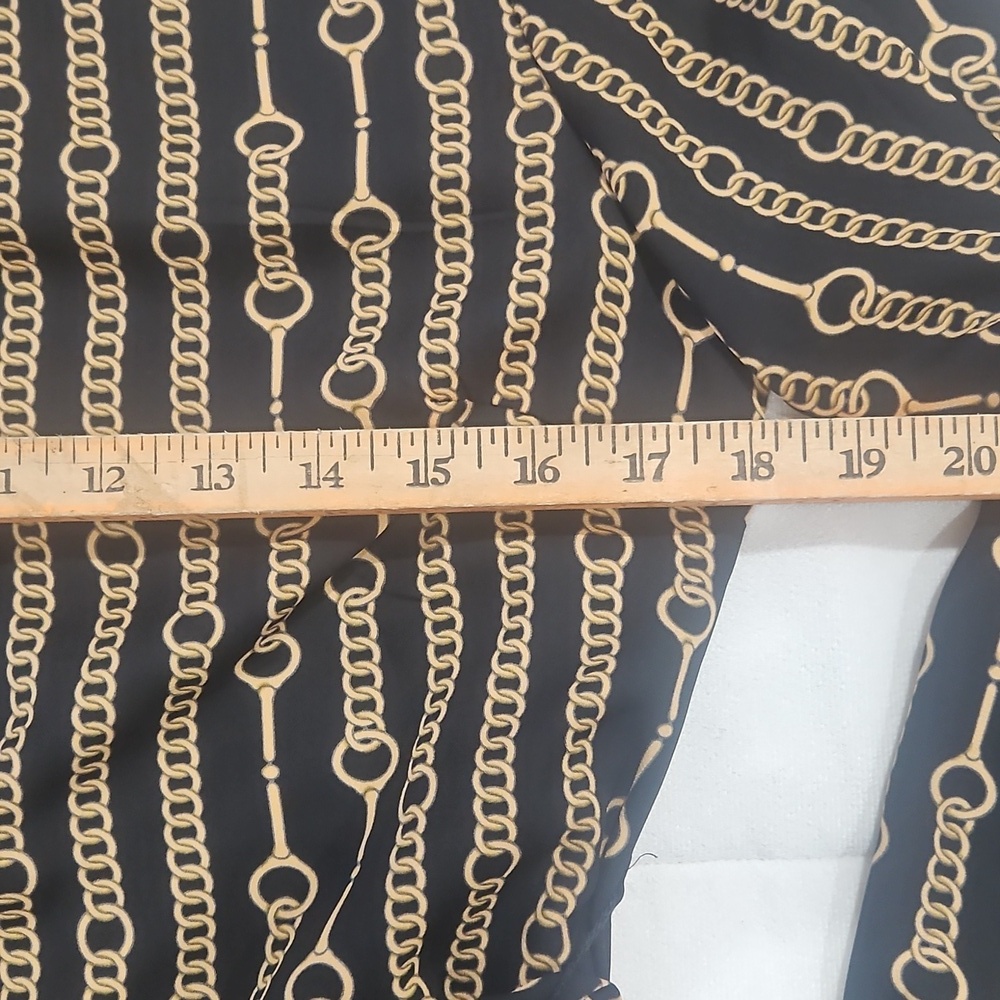 Banana Republic Elegant Black and Gold Chain Dress - Picture 8 of 8